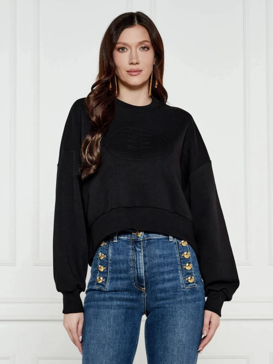Zdjęcie produktu Elisabetta Franchi Bluza | Oversize fit czarny