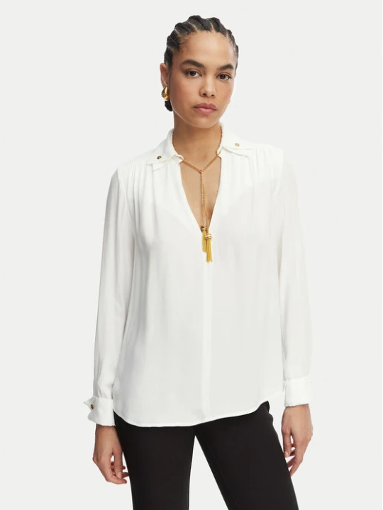 Zdjęcie produktu Elisabetta Franchi Bluzka CA-159-62E2-V400 Biały Regular Fit