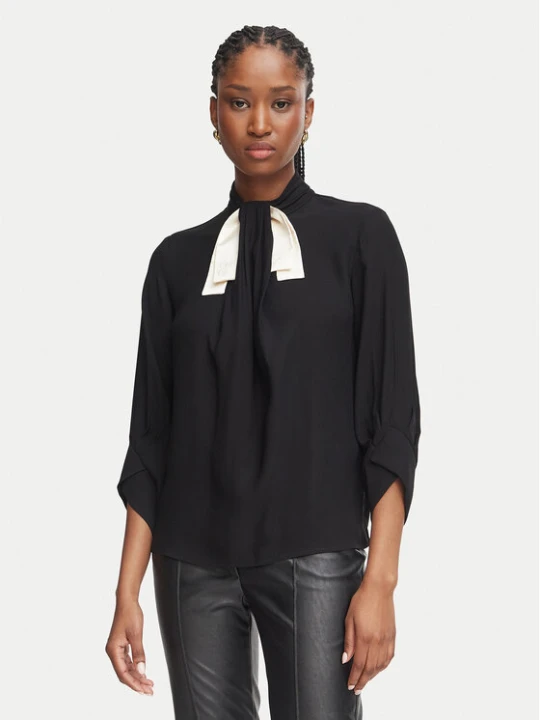 Zdjęcie produktu Elisabetta Franchi Bluzka CA-178-66E2-V320 Czarny Regular Fit