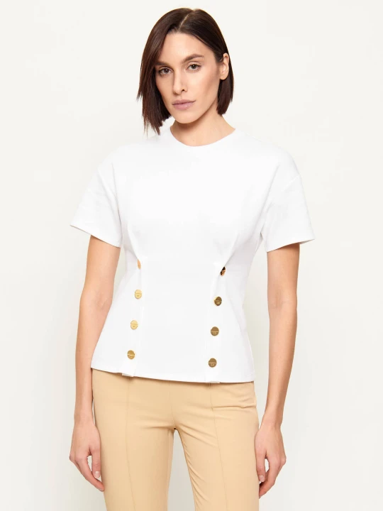 Zdjęcie produktu Elisabetta Franchi Bluzka | Regular Fit biały