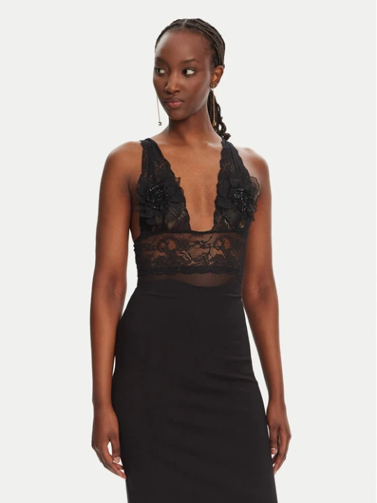 Zdjęcie produktu Elisabetta Franchi Body BO03452E2 110 Czarny Regular Fit