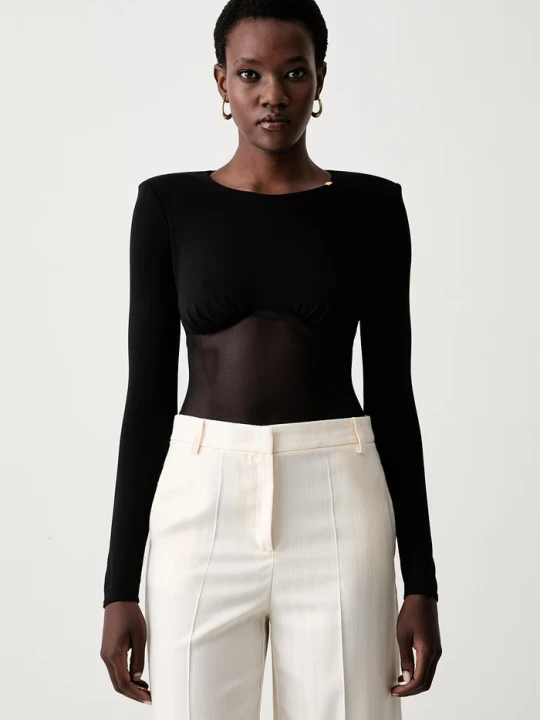 Zdjęcie produktu Elisabetta Franchi body damskie czarny
