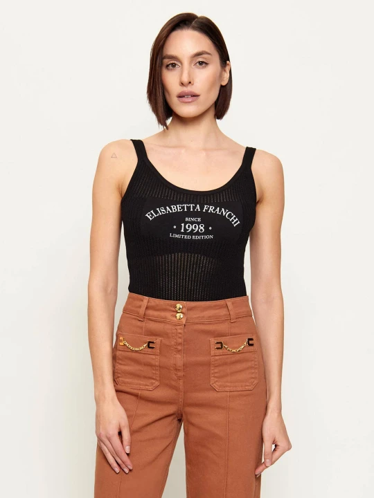 Zdjęcie produktu Elisabetta Franchi Body | Slim Fit czarny