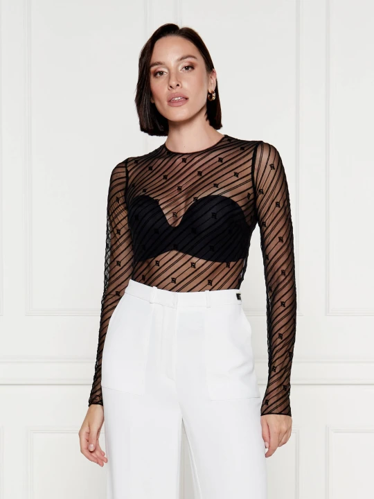 Zdjęcie produktu Elisabetta Franchi Body | Slim Fit czarny