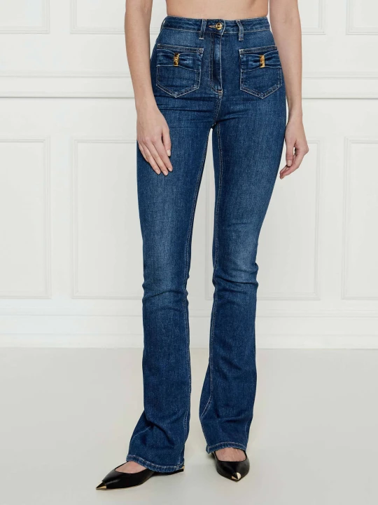 Zdjęcie produktu Elisabetta Franchi Jeansy | flare fit niebieski