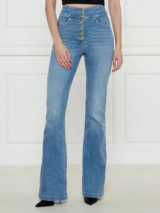 Zdjęcie produktu Elisabetta Franchi Jeansy | flare fit niebieski