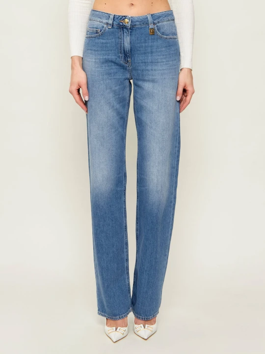 Zdjęcie produktu Elisabetta Franchi Jeansy | Oversize fit niebieski