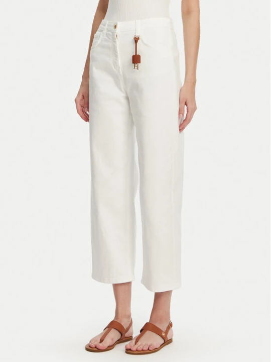 Zdjęcie produktu Elisabetta Franchi Jeansy PJ-87D-51E2 Biały Regular Fit