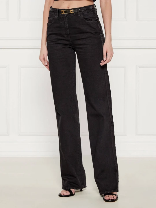 Zdjęcie produktu Elisabetta Franchi Jeansy | Regular Fit czarny