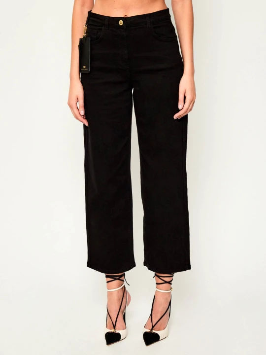 Zdjęcie produktu Elisabetta Franchi Jeansy | Relaxed fit czarny