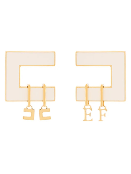 Zdjęcie produktu Elisabetta Franchi Kolczyki OR-34K-66E2-V170 Kremowy