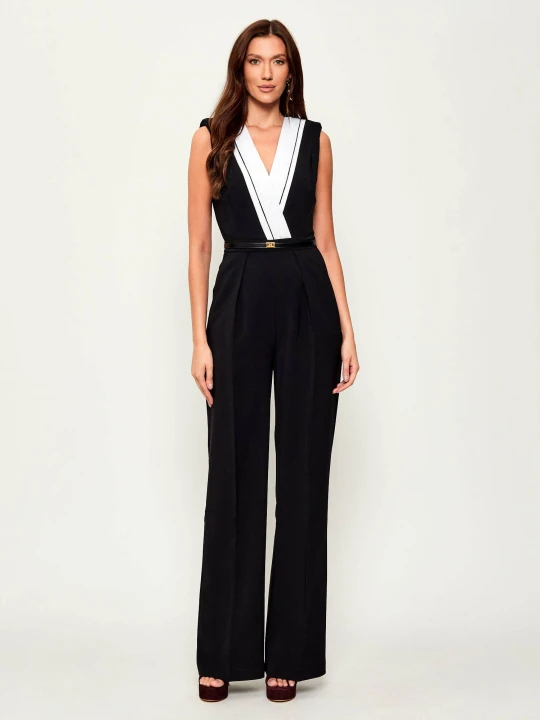 Zdjęcie produktu Elisabetta Franchi Kombinezon | Slim Fit czarny