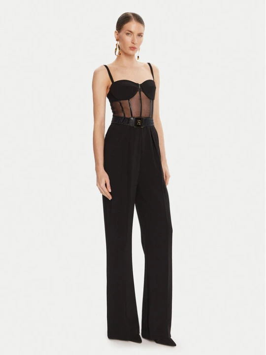 Zdjęcie produktu Elisabetta Franchi Kombinezon TU-057-56E2 Czarny Regular Fit