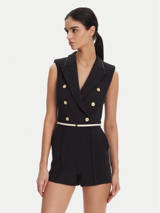 Zdjęcie produktu Elisabetta Franchi Kombinezon TU-T45-51E2 Czarny Regular Fit