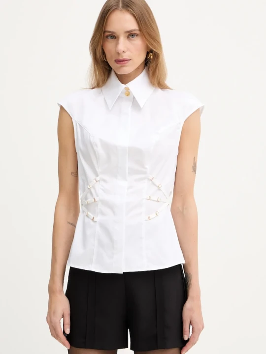 Zdjęcie produktu Elisabetta Franchi koszula bawełniana biały