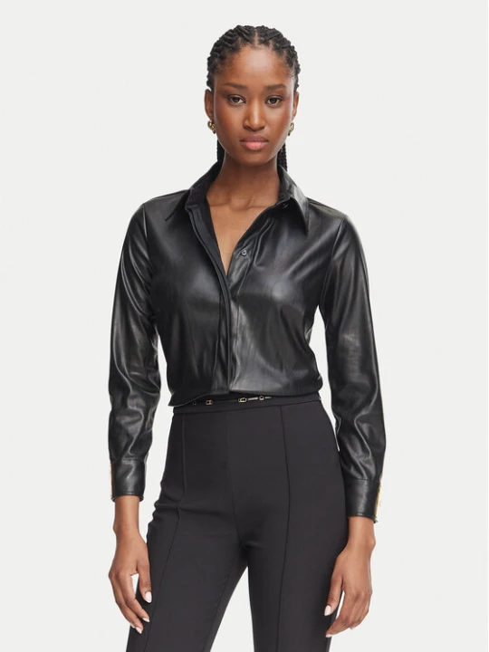 Zdjęcie produktu Elisabetta Franchi Koszula CA-195-66E2-V400 Czarny Regular Fit