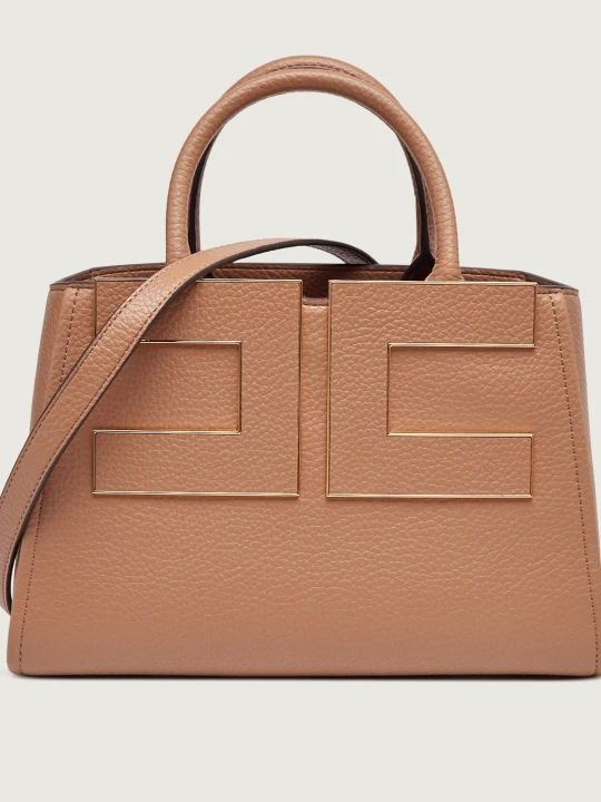 Zdjęcie produktu Elisabetta Franchi Kuferek + saszetka brązowy