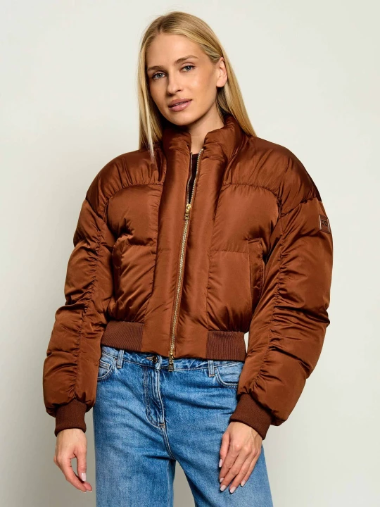 Zdjęcie produktu Elisabetta Franchi Kurtka | Oversize fit brązowy