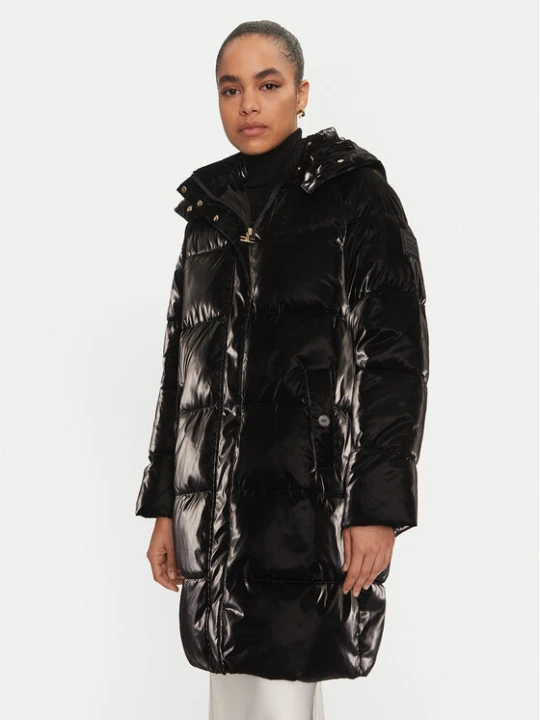 Zdjęcie produktu Elisabetta Franchi Kurtka zimowa PI-79Z-46E2-V650 Czarny Regular Fit