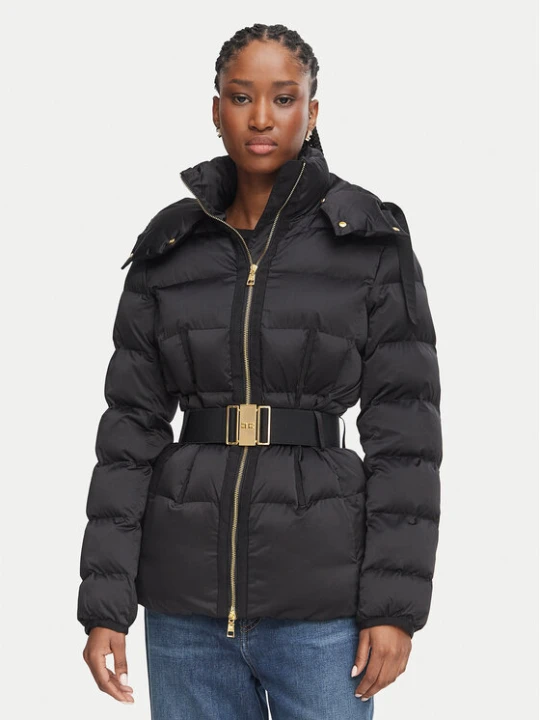 Zdjęcie produktu Elisabetta Franchi Kurtka zimowa PI-92D-66E2 Czarny Slim Fit