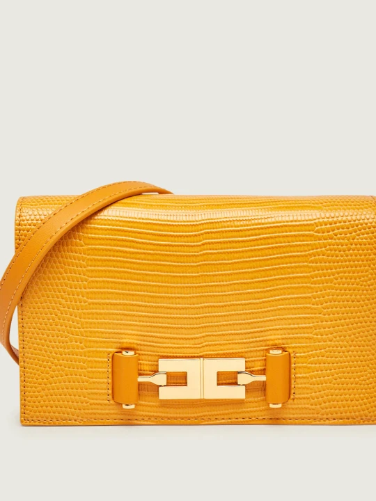 Zdjęcie produktu Elisabetta Franchi Listonoszka musztardowy