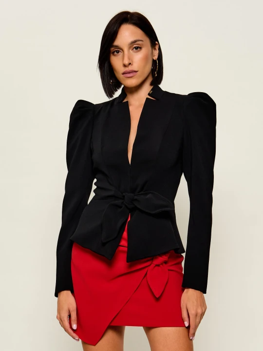 Zdjęcie produktu Elisabetta Franchi Marynarka | Slim Fit czarny