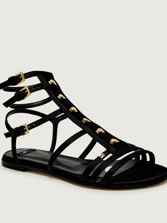 Zdjęcie produktu Elisabetta Franchi Sandały | z dodatkiem skóry czarny