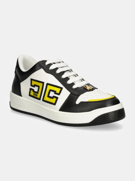 Zdjęcie produktu Elisabetta Franchi sneakersy skórzane biały