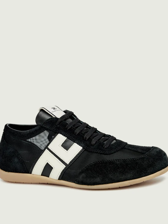 Zdjęcie produktu Elisabetta Franchi Sneakersy | z dodatkiem skóry | zamsz czarny
