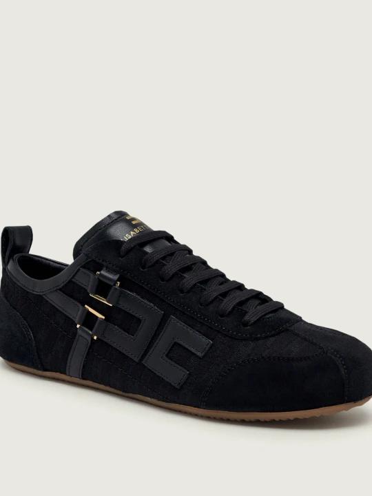 Zdjęcie produktu Elisabetta Franchi Sneakersy | zamsz czarny