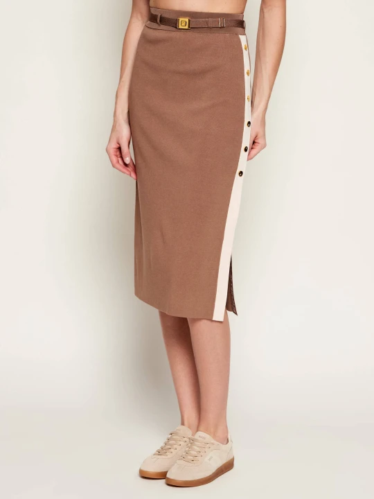 Zdjęcie produktu Elisabetta Franchi Spódnica beżowy
