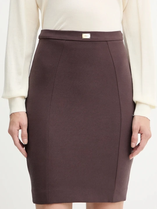 Zdjęcie produktu Elisabetta Franchi spódnica bordowy
