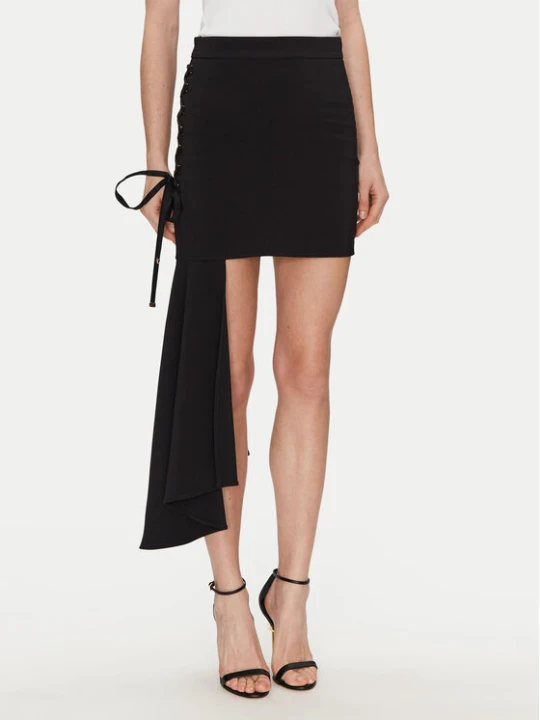 Zdjęcie produktu Elisabetta Franchi Spódnica mini GO-071-51E2-V340 Czarny Regular Fit