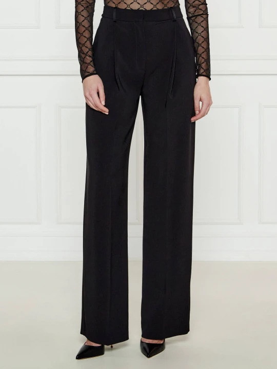 Zdjęcie produktu Elisabetta Franchi Spodnie | flare fit czarny
