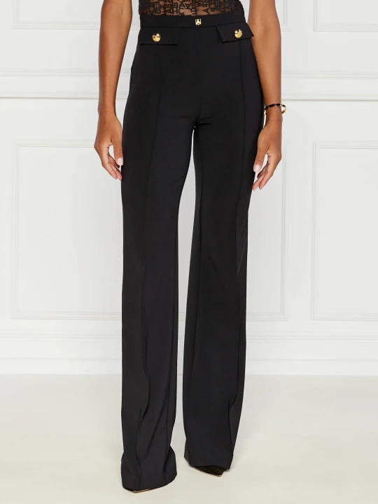 Zdjęcie produktu Elisabetta Franchi Spodnie | flare fit czarny