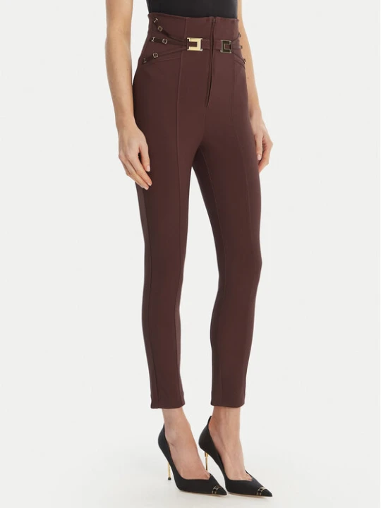 Zdjęcie produktu Elisabetta Franchi Spodnie materiałowe PA-158-61E2-V350 Brązowy Skinny Fit