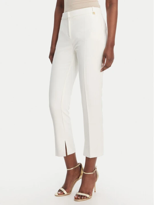 Zdjęcie produktu Elisabetta Franchi Spodnie materiałowe PA-166-61E2-V300 Biały Slim Fit