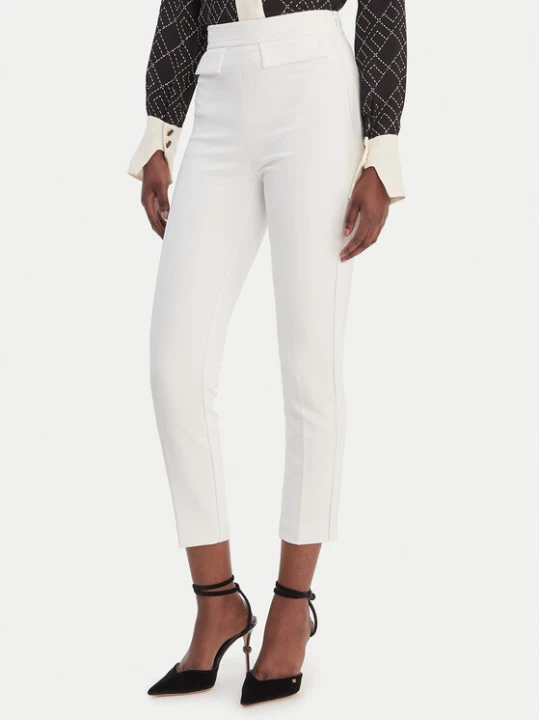 Zdjęcie produktu Elisabetta Franchi Spodnie materiałowe PA-170-61E2-V290 Biały Regular Fit
