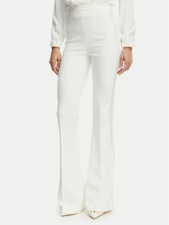 Zdjęcie produktu Elisabetta Franchi Spodnie materiałowe PA-184-62E2-V290 Biały Slim Fit