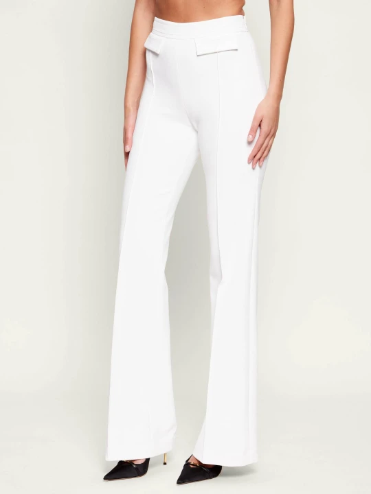 Zdjęcie produktu Elisabetta Franchi Spodnie | Regular Fit | stretch biały