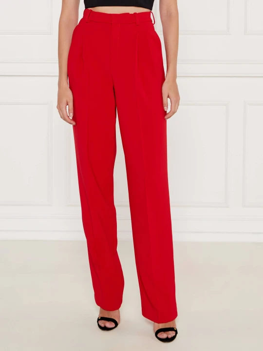 Zdjęcie produktu Elisabetta Franchi Spodnie | Regular Fit czerwony