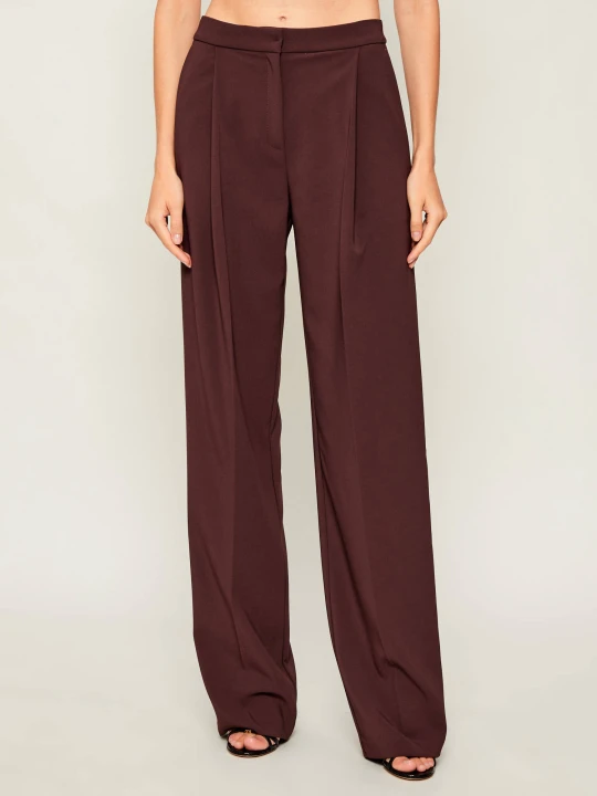 Zdjęcie produktu Elisabetta Franchi Spodnie | Relaxed fit bordowy