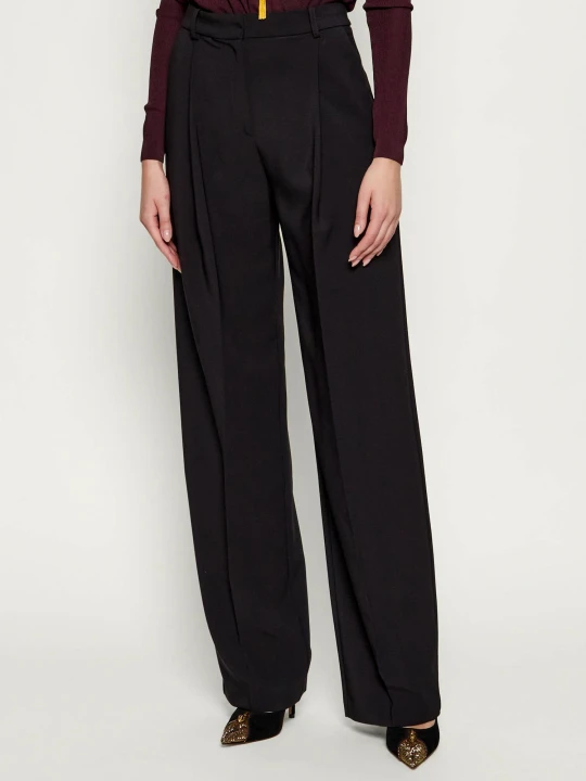 Zdjęcie produktu Elisabetta Franchi Spodnie | Relaxed fit czarny