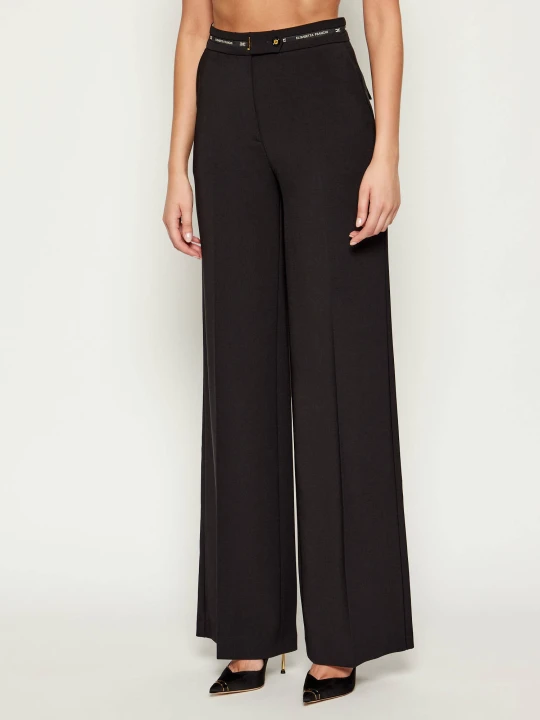 Zdjęcie produktu Elisabetta Franchi Spodnie | Relaxed fit czarny