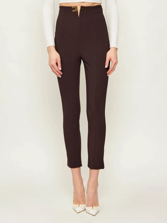 Zdjęcie produktu Elisabetta Franchi Spodnie | Slim Fit brązowy