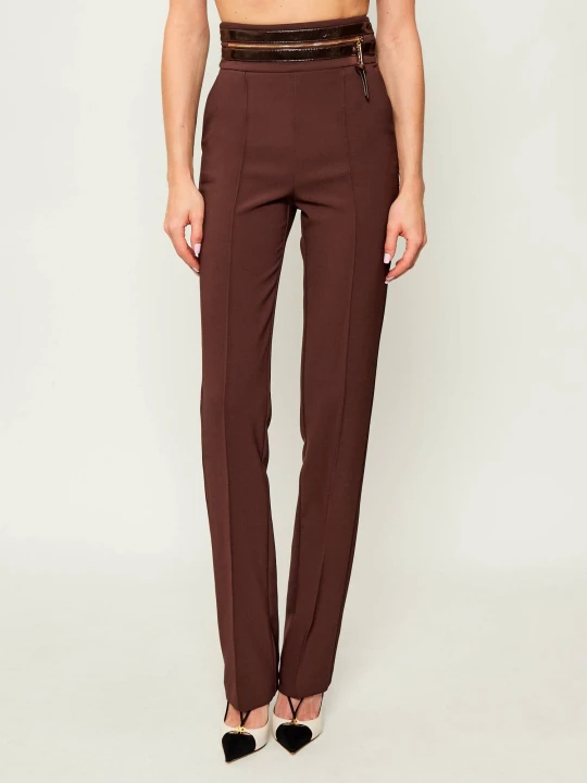 Zdjęcie produktu Elisabetta Franchi Spodnie | Slim Fit brązowy