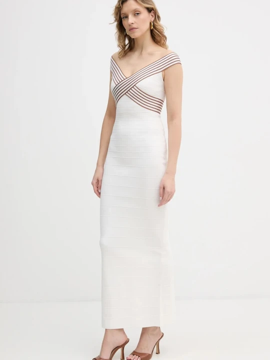 Zdjęcie produktu Elisabetta Franchi sukienka beżowy
