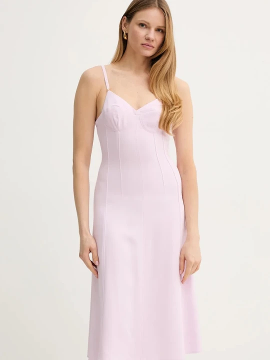 Zdjęcie produktu Elisabetta Franchi sukienka różowy