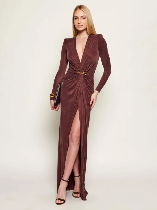 Zdjęcie produktu Elisabetta Franchi Sukienka brązowy