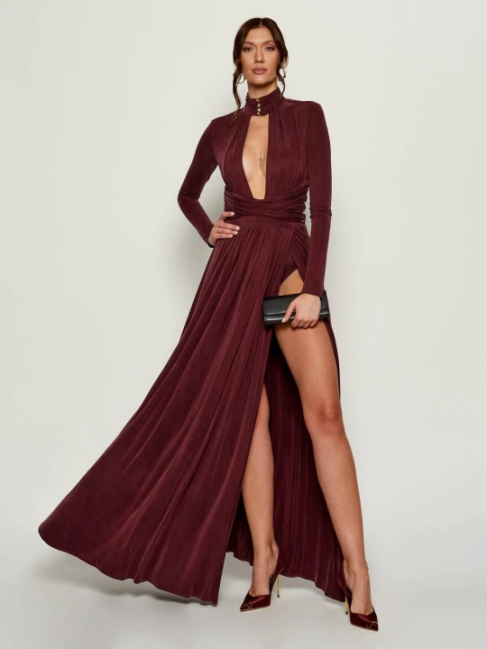 Zdjęcie produktu Elisabetta Franchi Sukienka bordowy